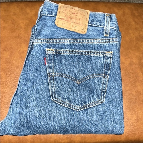 Vintage Levi’s 501 Classic Straight Leg Size 33 x 36 - Picture 3 of 16